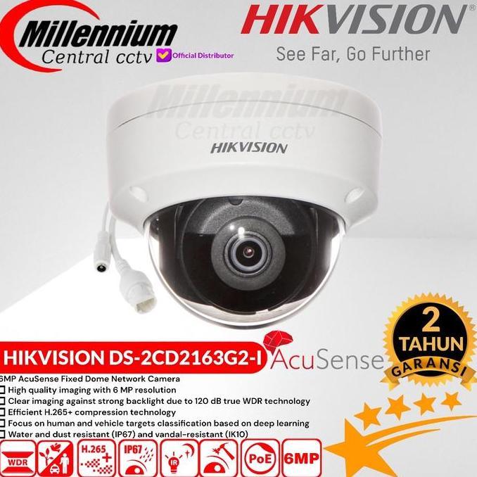 Grosir Ip Camera Cctv Hikvision 6Mp Ds-2Cd2163G2-I