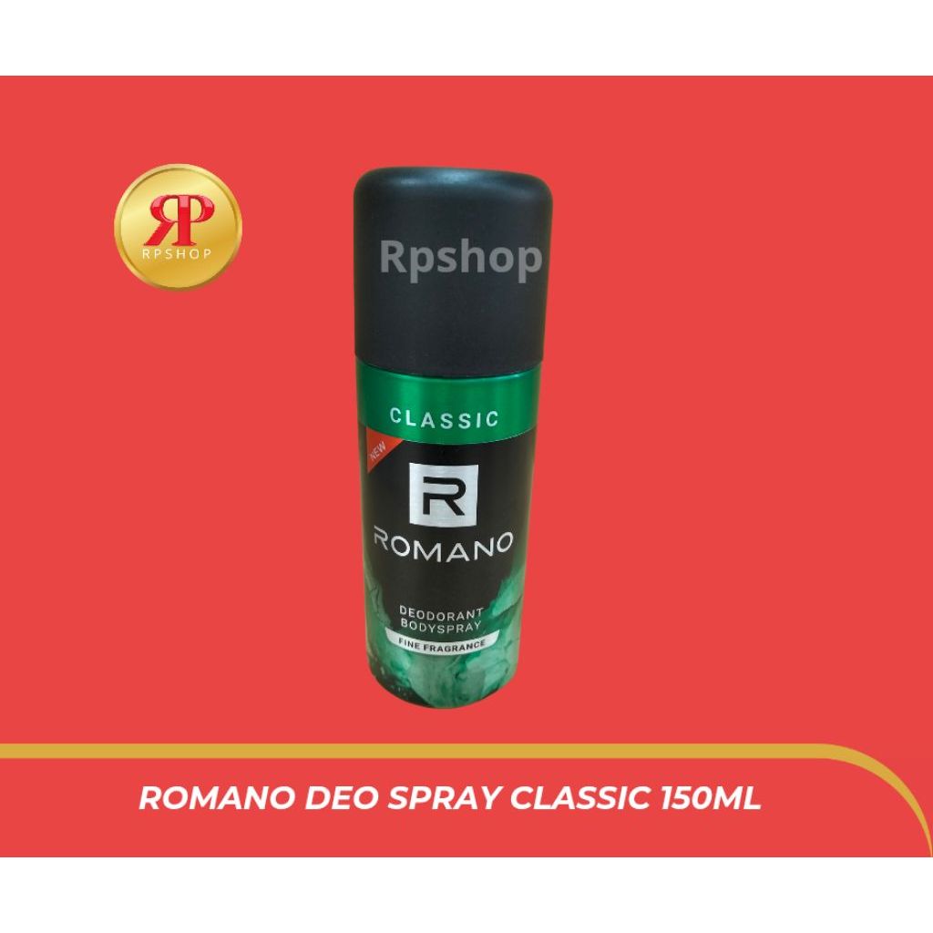 romano perfume deodorant spray classic 150