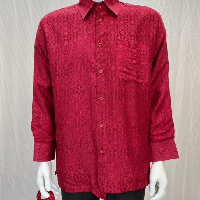 KEMEJA PRIA BAHAN VISCOSE SEMI SUTRA | KEMEJA PRIA | PAKAIAN PRIA | KEMEJA KONDANGAN | KEMEJA VISCOS