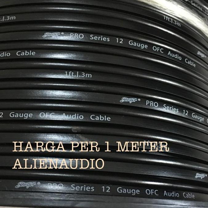Promo Kabel speaker stinger pro 12 awg pure ofc copper Diskon