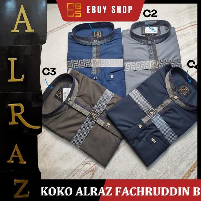 Koko Alraz Warna Lengan Pendek / Baju Koko Alraz Katun Premium Lengan Pendek / Koko Rabbani / Kurta 