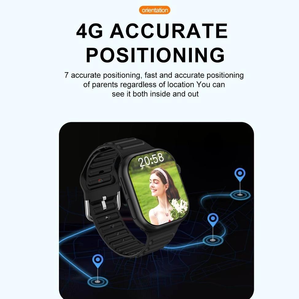 BestPromo Bisa Hotspot / Bisa Video Call Casio M16 Smartwatch Lds 5G Sim Card Wifi 6+256Gb Playstore