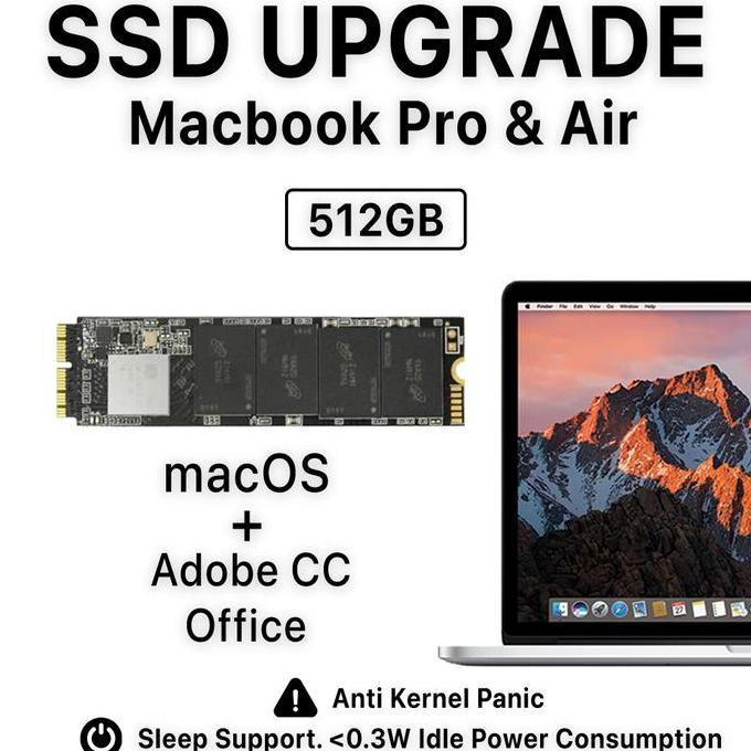 SSD MacBook Pro Retina 512GB 2013 2014 2015 13 Dan 15 Inch 512 GB