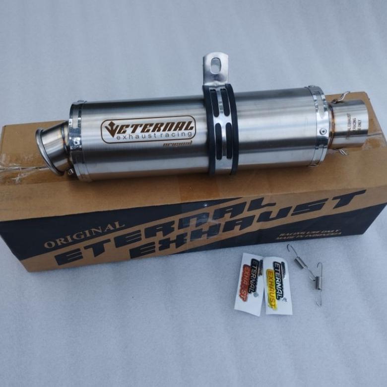 Promo Bulan Ini Silincer Knalpot Racing Motor Inlet 50 Ngebas Adem Eternal Exhaust Original Eternal 