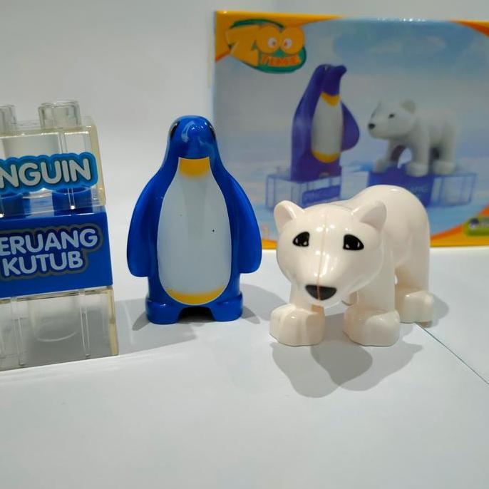 Mainan edukasi Emco Brix Zoo Block hewan