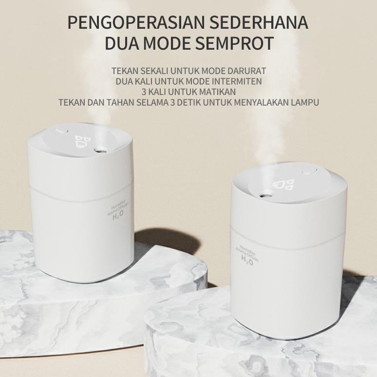 K5 Mini Humidifier, Portable, Untuk Mobil, Rumah, Kantor, Meja, Aromaterapi