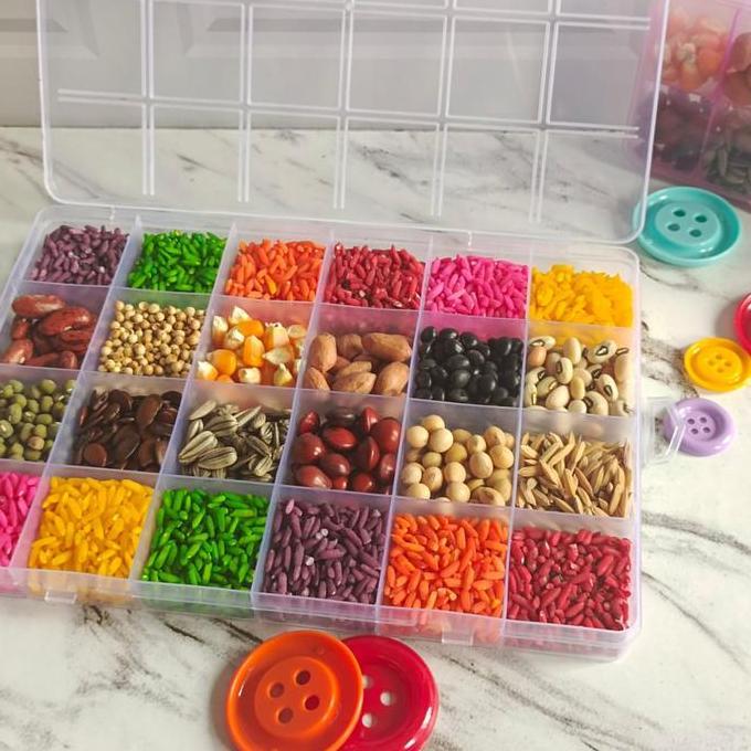 Paket Kolase Sekat Biji Bijian Mainan Edukasi Anak Aktivitas Kerajinan Anak Paket Belajar Tugas Seko