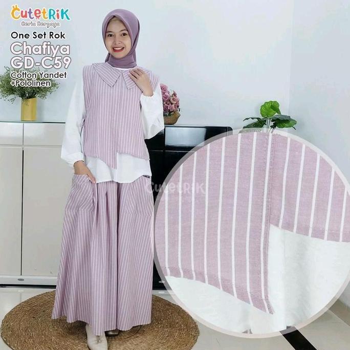 Setelan Anak dan Remaja Set Rok chafiya by Cutetrik Muslim