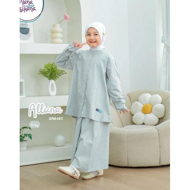 MANASIKANA Alluna OneSet Baju Setelan Anak Perempuan 5th-Remaja