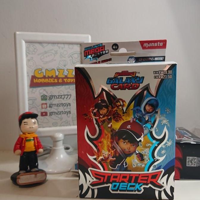 YukSayangAnak- Kartu Boboiboy Galaxy Card Original Boboiboy Starter Deck Mainan Kartu