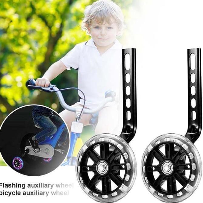 1 Pasang Roda Bantu Sepeda Anak 12 Kuat Roda Sepeda Anak Samping Universal roda samping sepeda IRF