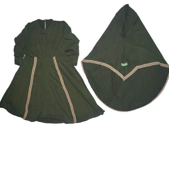 Baju lebaran anak perempuan 2025 Gamis Anak Perempuan Viral di tik tok