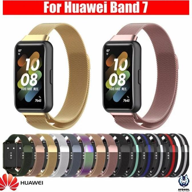 STRAP STAINLESS STEEL MILANESE TALI HUAWEI BAND 7 QUICK RELEASE METAL