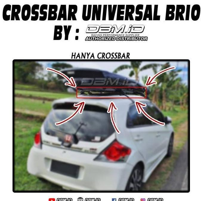 Promo Cross Bar Universal For Brio by DBM.ID Diskon