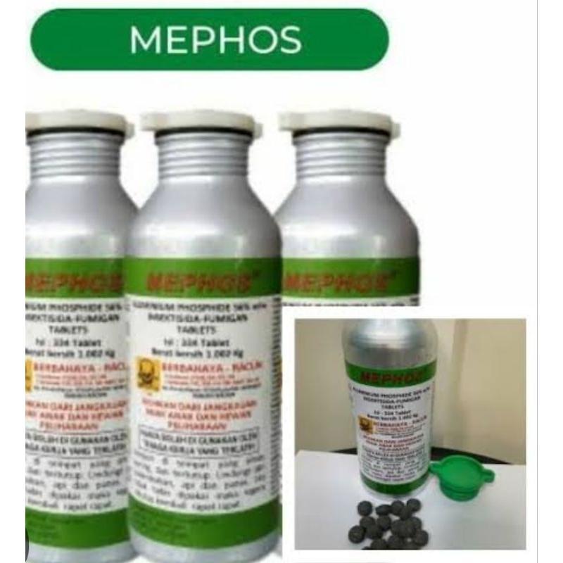 Mephos 56 Tb Fumigan Phospine Obat Pengendali Racun Hama Gudang Jagung Beras Cengkeh Tembakau Gandum