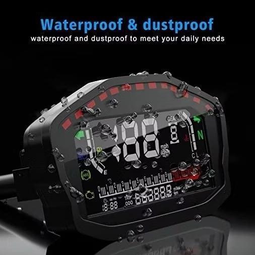 SPEEDOMETER SPIDOMETER DIGITAL LED DUCATI COUSTOM UNIVERSAL MOTOR VARIO BEAT MIO M3 DLL GNB66 [terba