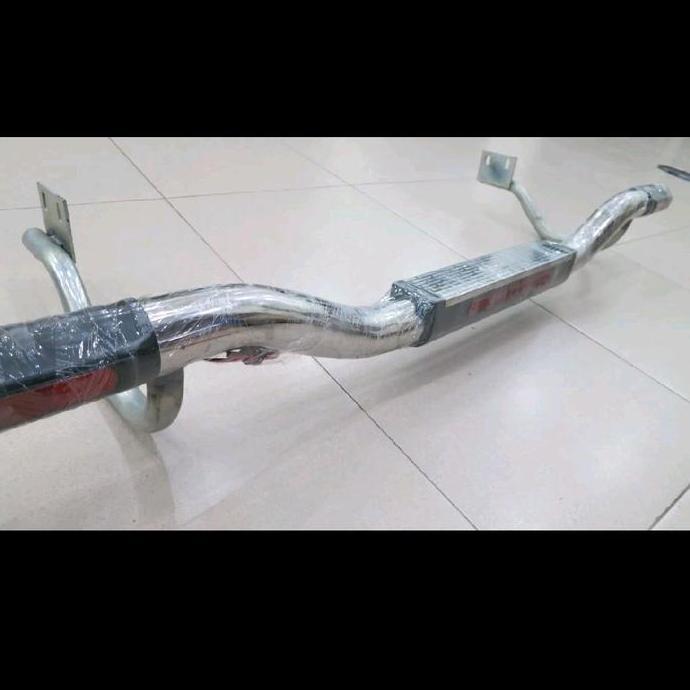Promo BEMPER BELAKANG RUSH / TERIOS TAHUN 2007-2017 STAINLESS WITH LAMP SUPER QUALITY Diskon
