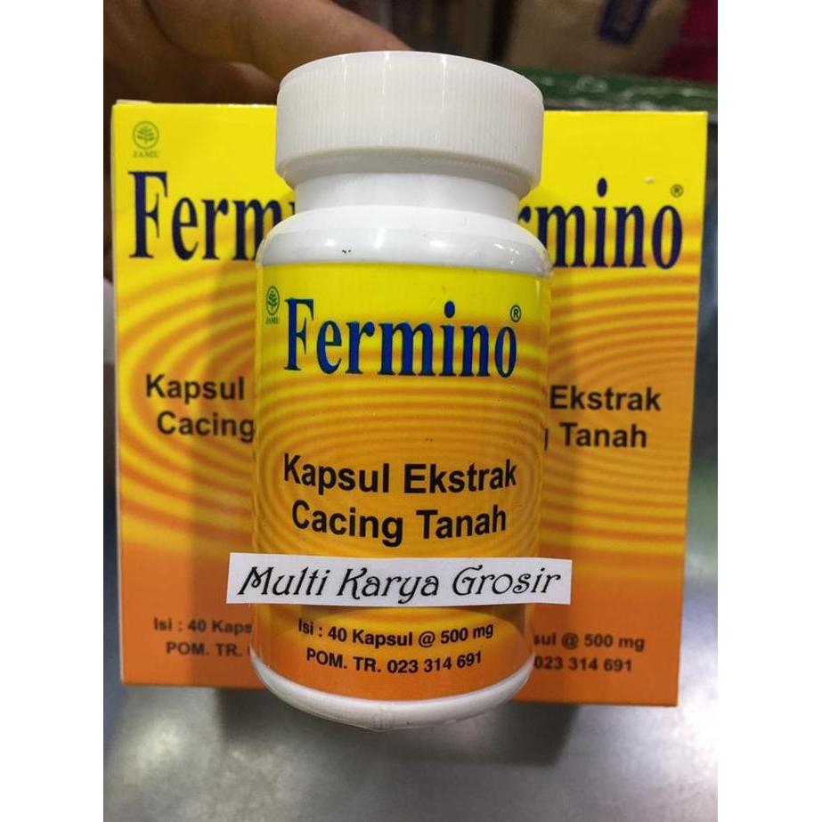 Sehatterusya- Fermino Kapsul Ekstrak Cacing Tanah 40 Kapsul Obat Tifus