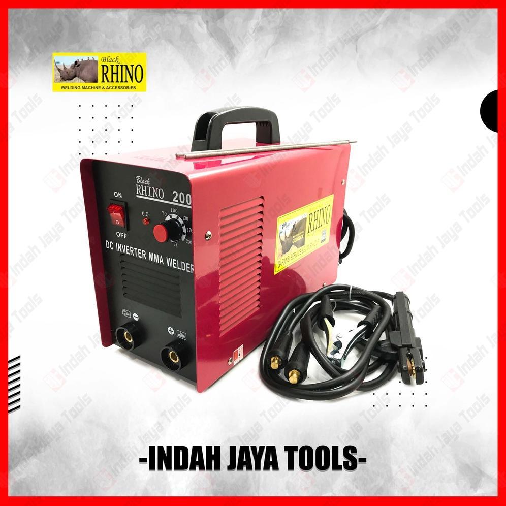 RHINO 200 A Mesin Las Listrik Inverter Travo MMA 900 Watt bisa genset