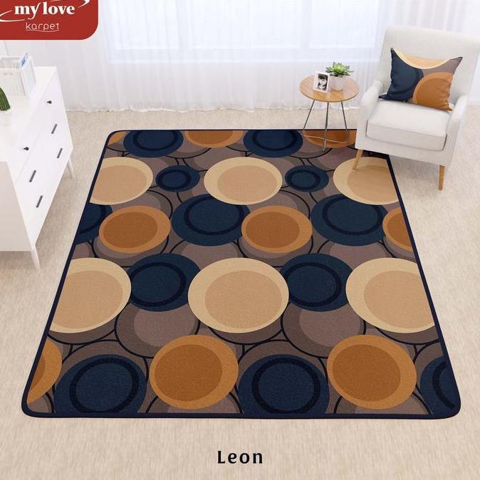 My Love Karpet Premium Lapis Busa Ukuran 150X190 Karpet Anti Selip Motif Elegant