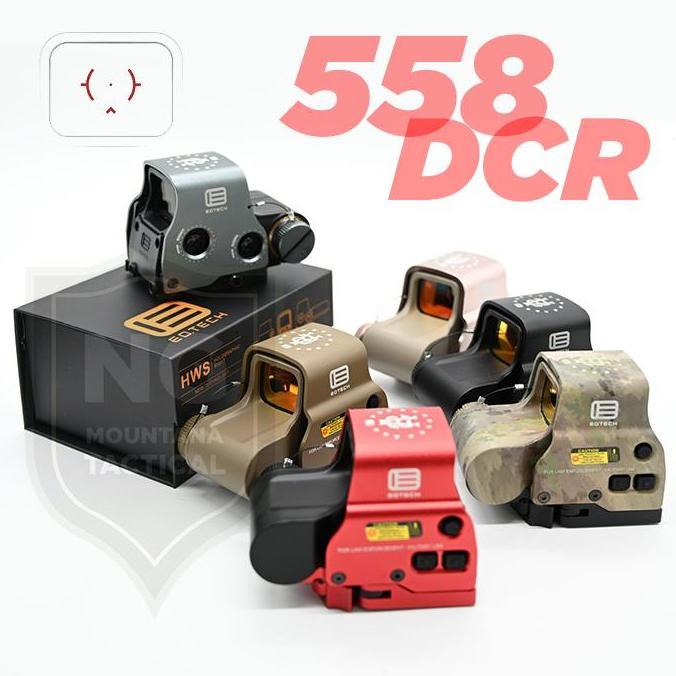 EOTech 558 DCR Red Dot Holographic Sight New 2024 Model QD terlaris