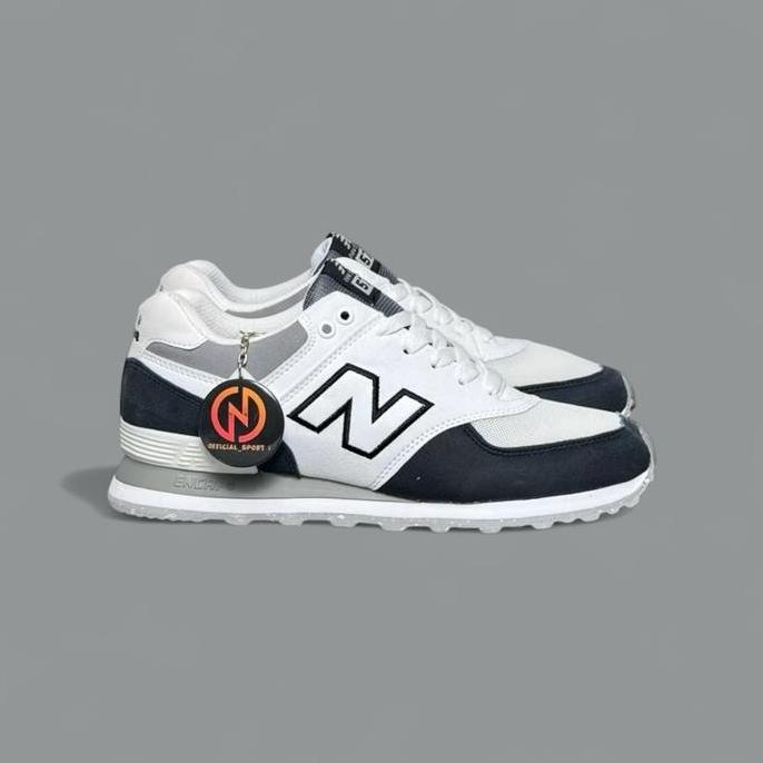 Promo Sepatu Kasual Olahraga Pria Wanita Running Nb574 Sneakers Running Snekers Putih Hitam Sport Sh