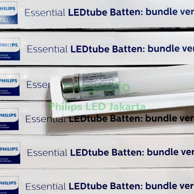 Lampu Philips TL Neon Led Tube T8 Ecofit 18W 18 Watt 1200mm 6500K Putih KS