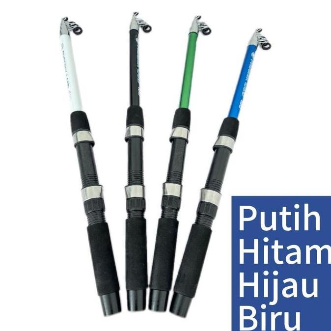 Langsungdapat- Joran Pancing Murah Merek Terkenal Joran Pancing Portable Fiberglass Joran Laut Teles