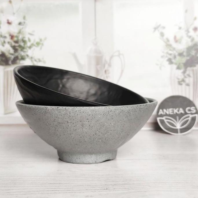 Mahtakul_Silami - Melamine Stone Mangkok 7 Inch - Mangkok Mie Golden Dragon W6907A