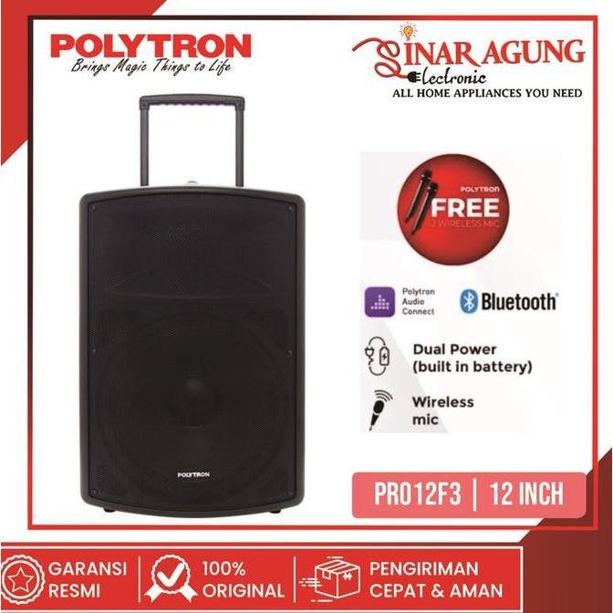 POLYTRON SPEAKER PORTABLE PROFESSIONAL ACTIVE 12" PAS PRO12F2 terlaris