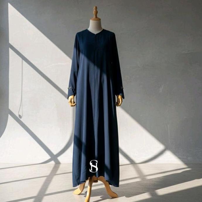 Hijabsal Gamis Syar'i Kinara Bahan Mazen Anti UV Original by Sultan