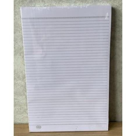Lansungkirim- Promo Kertas Double Folio Bergaris 100 Lembar Murah Sidu Paper Sekolah Stationery Buku