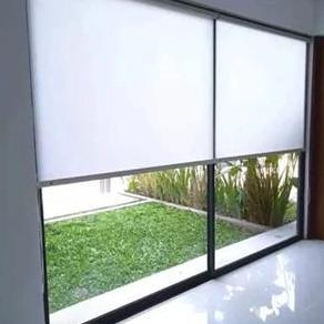 Roller Blinds Dimout - Tirai Jendela - Tirai Gulung Jendela