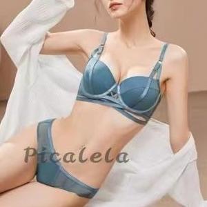Yuksist- (Set Bra+ Celana ).  Bra Wanita Sexy Fashion Korea Trendy Bh Women Berkawat Import Remaja