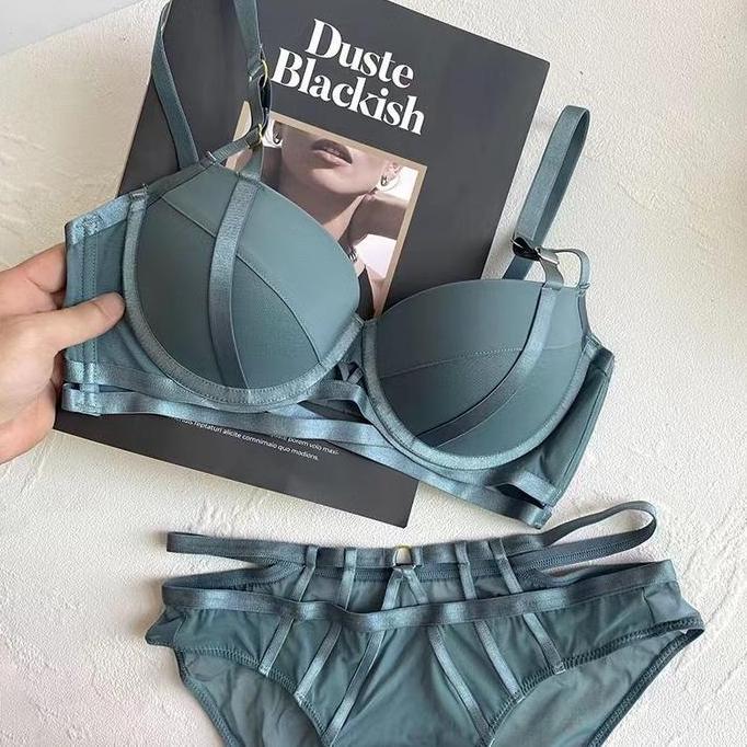 Yuksist- (Bra Dan Cd Dijual Terpisah) Bra Bh Push Up Bikini Sport Beha Lingerie Korea Fashion Bralet