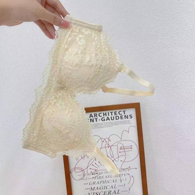 Yuksist- Bra Bh Tanpa Kawat  Wanita Bikini Sport Beha Lingerie Korea Fashion Bralette Remaja Perempu