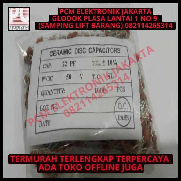 TERBARU KAPASITOR CAPACITOR KERAMIK CERAMIC 391 390PF 390 PF 50V PER 1000PCS