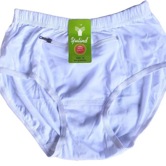 3 PCS | CELANA DALAM WANITA | CD YUTIND KHUSUS PUTIH |  Katun