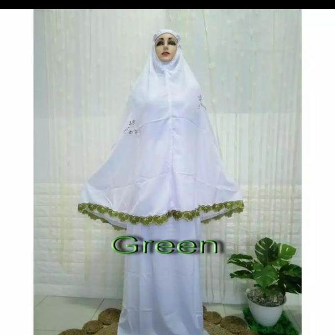 MUKENA DEWASA MUKENA JUMBO MUKENA KATUN BORDIR