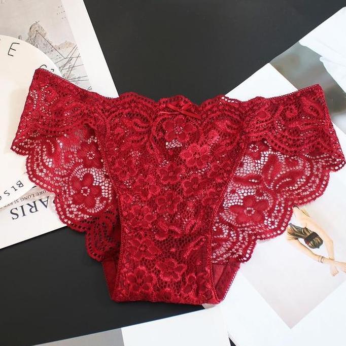 Luckymm Celana Dalam Wanita / Knicker Cancut Wanita Bahan Soft L Lembut 9936