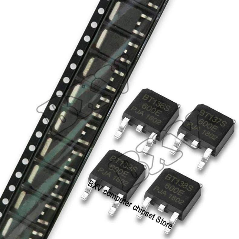 10PCS BT137S-600E TO252 BT137S Triac SMD TO252 BT137S-600 BT136S-600E BT136S-600E BT139S-600E BT136S