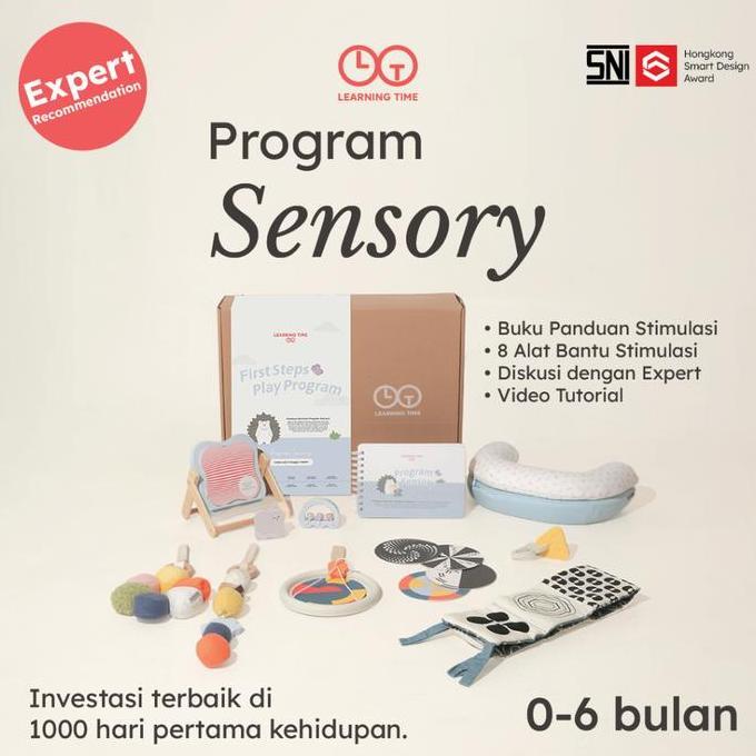 Learning Time-Program Sensory- Mainan stimulasi bayi 0 6 bulan/ Mainan Tummy Time Bayi/Mainan newbor