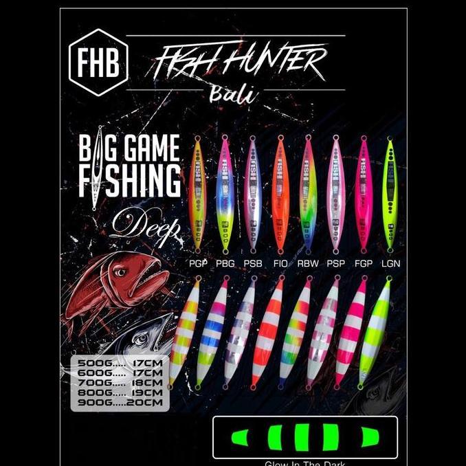 Metal Jig Fish Hunter Bali 600gr