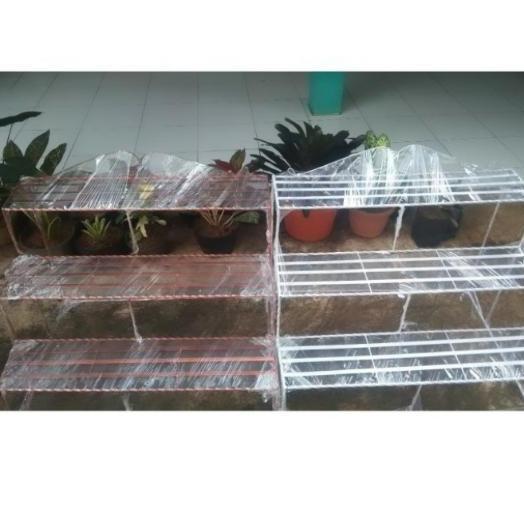 VIRALL RAK BESI POT BUNGA 3 SUSUN //