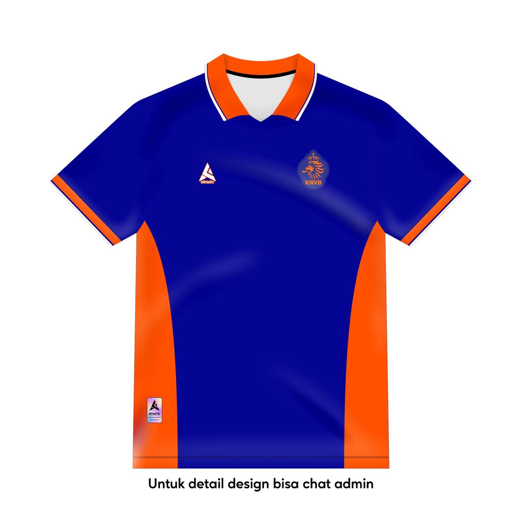 Jersey Fantasy BELANDA - AWAY 1997-1998 Fullprinting Atasan - ATHLETIC RUN SPORTWEAR