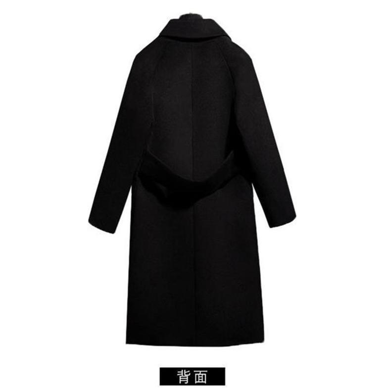 kualitas super jas long coat wanita panjang hangat korea musim dingin