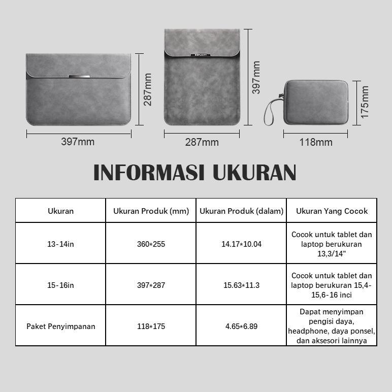 TERBARU 2 in 1 Tas Laptop Pelindung/Laptop Case/Pelindung Laptop/Macbook Notebook Magnet 13 14 15 in