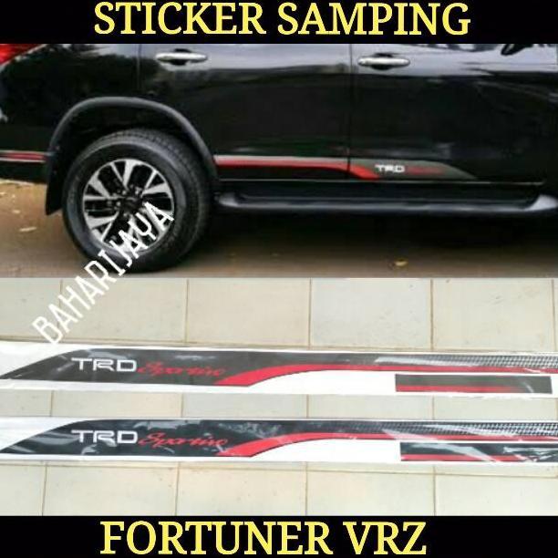 stiker trd Fortuner vrz