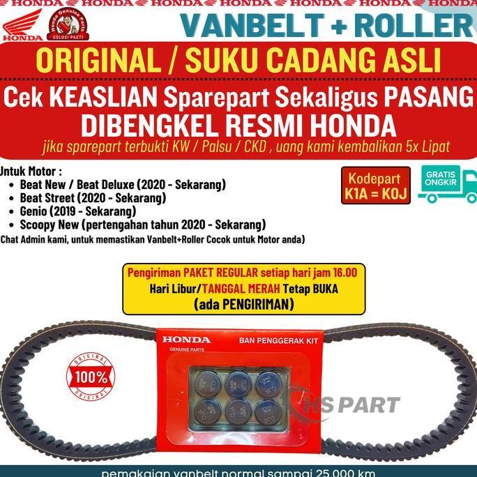 Vanbelt Genio Ori , Vanbelt Genio KOJ , Vanbelt Beat Duluxe Original , Vanbelt Beat Dulux , Vanbelt 