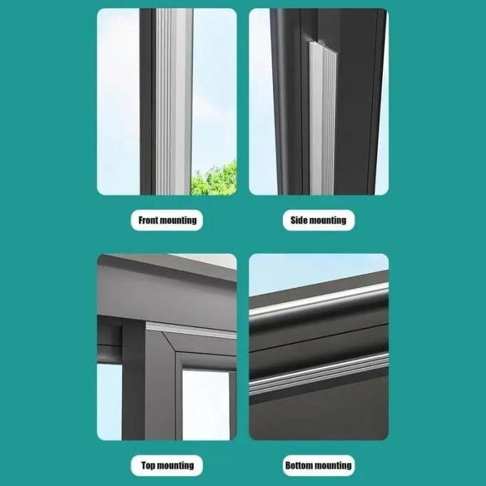Lansungaja- Silikon Penutup Celah Pintu Sliding Anti Hujan Air Angin Debu Pintu